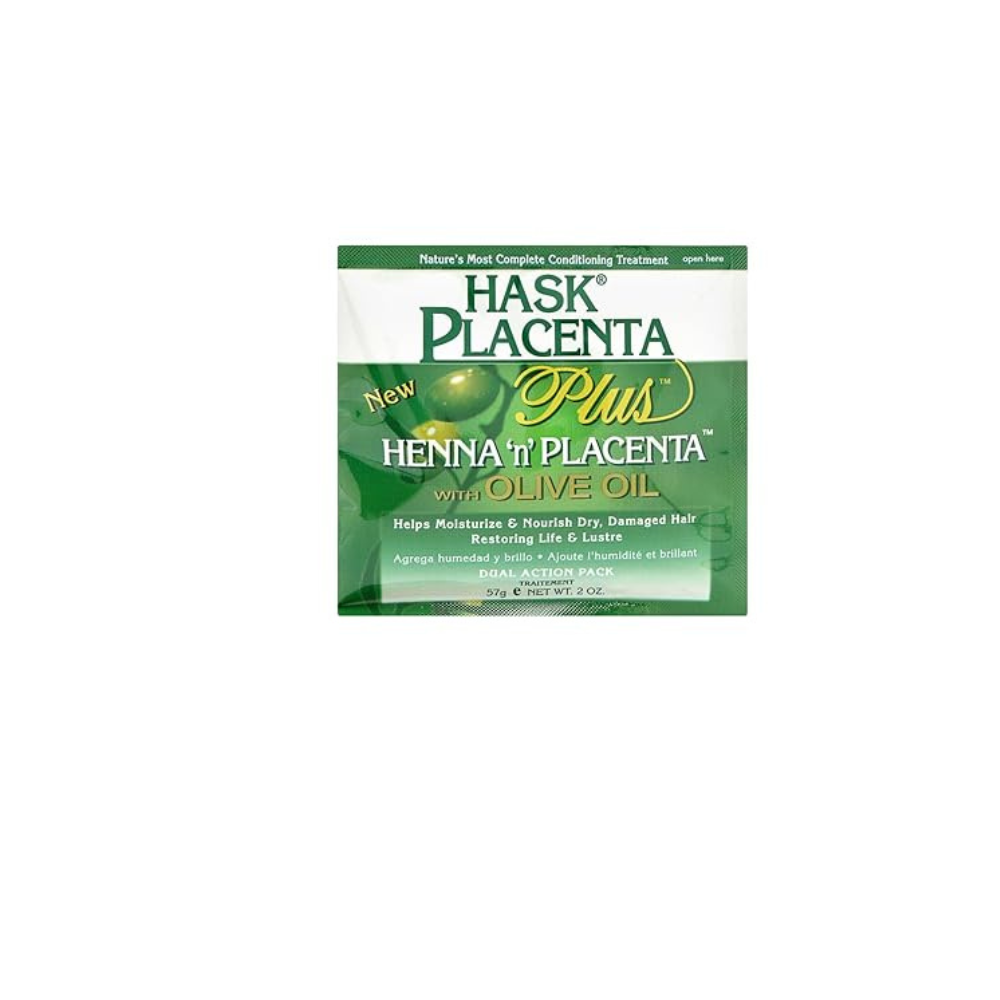 Hask Placenta Plus Henna and Olive Oil Hair 2 Oz