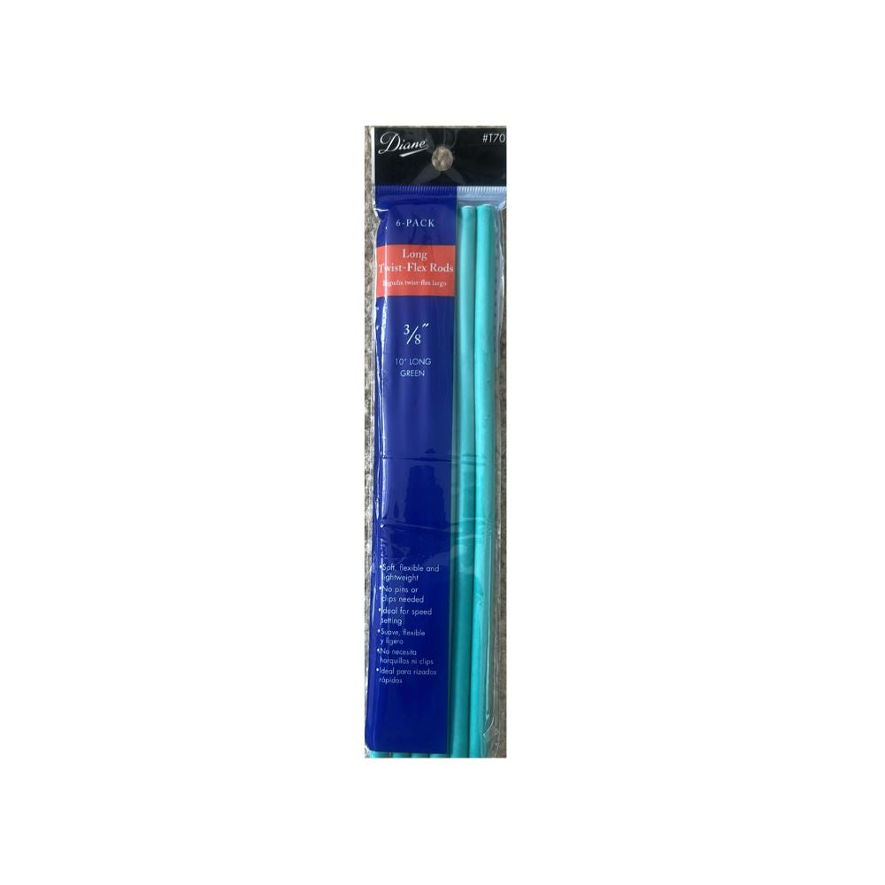 diane 3/8" 6 pack long twist flex rods