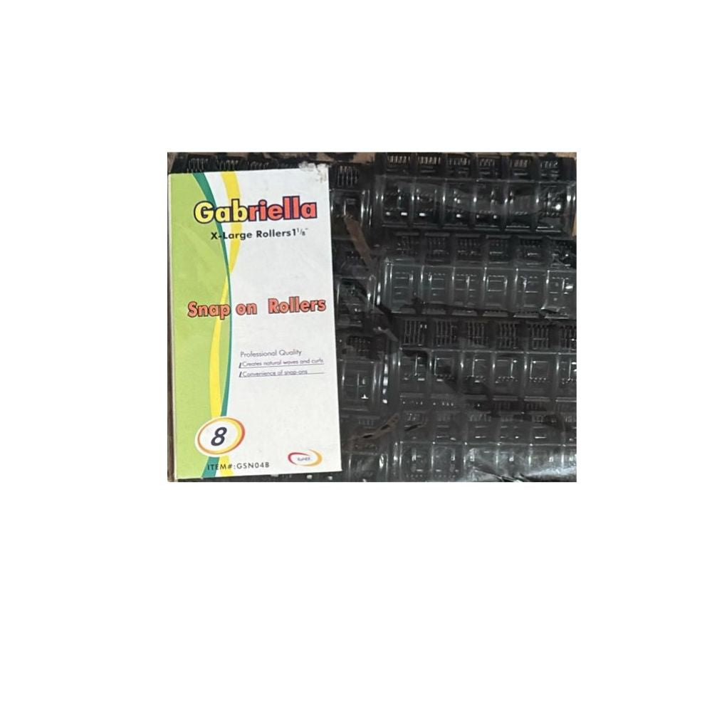 GABRIELLA SNAP ON ROLLERS 8 PCS