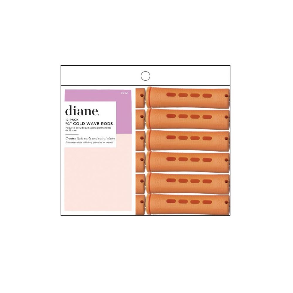 Diane Cold Wave Rods 3/4"  - 12 Pack #DCW1