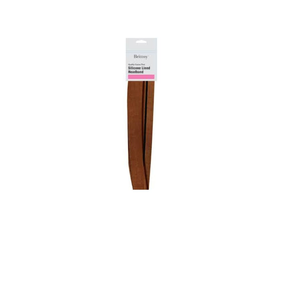 DREAM WORLD - SILICONE LINED HEADBAND brown