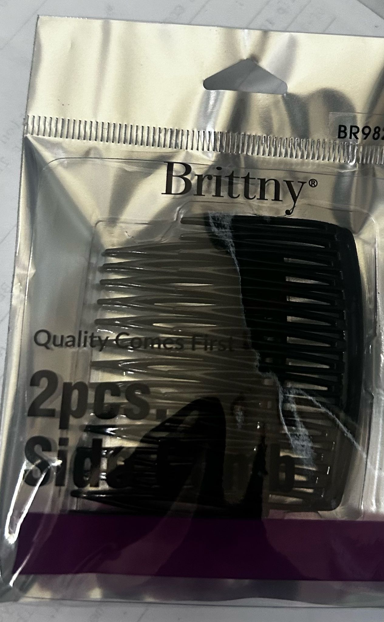 Brittny Side Comb – 2 pcs