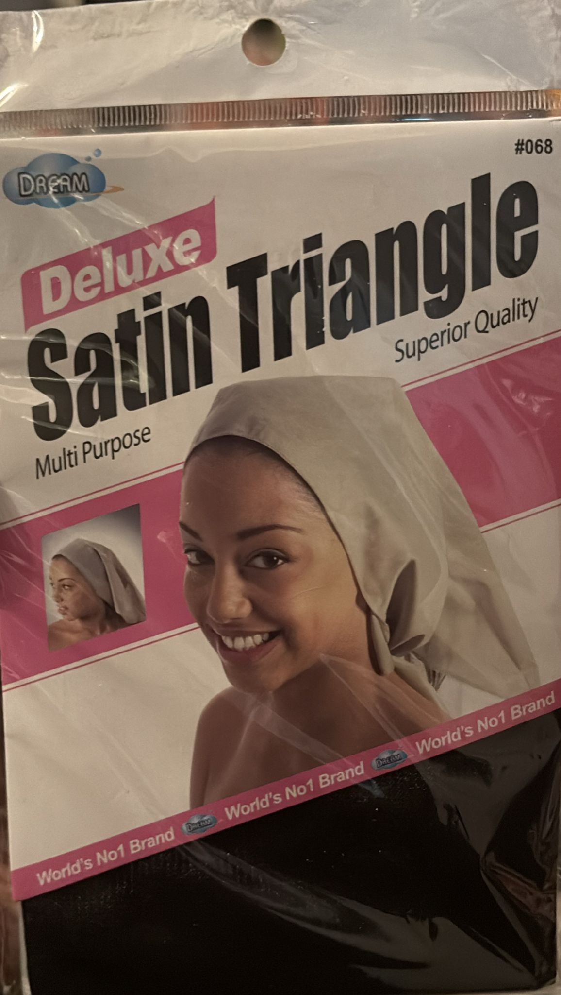 DREAM WORLD DELUXE SATIN TRIANGLE BLACK