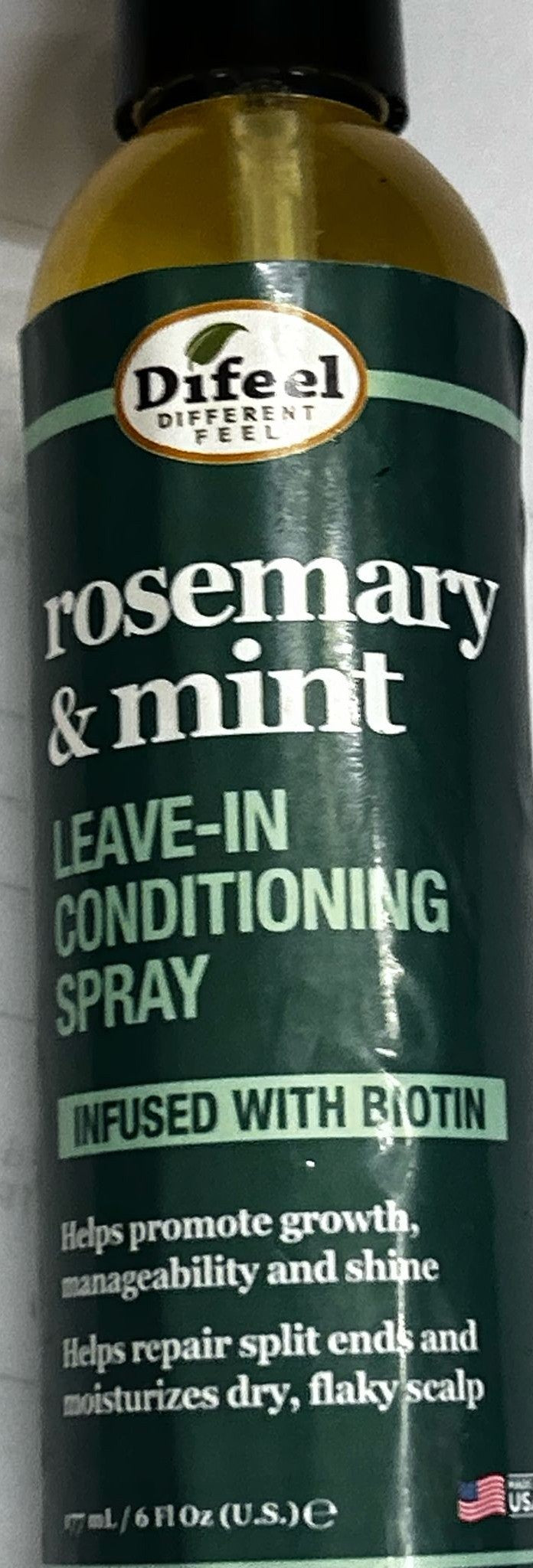 Difeel Rosemary & Mint Premium Hair Oil, 6 OZ