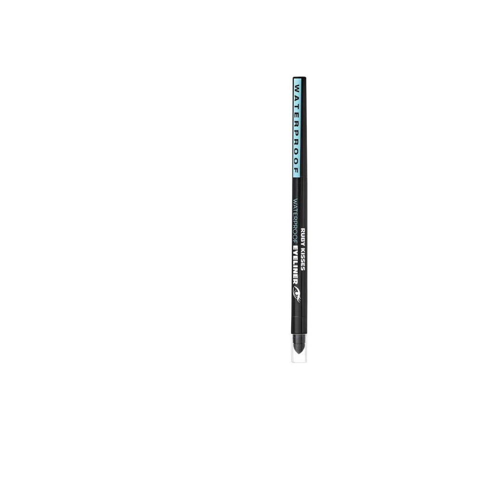 Ruby Kisses  Waterproof Auto Eyeliner Pencil: Black_RAEW02