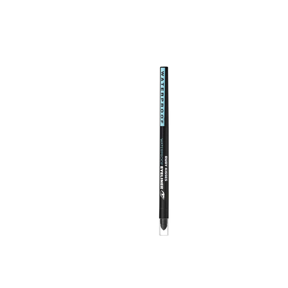 Ruby Kisses  Waterproof Auto Eyeliner Pencil: Blackest Black_RAEW01