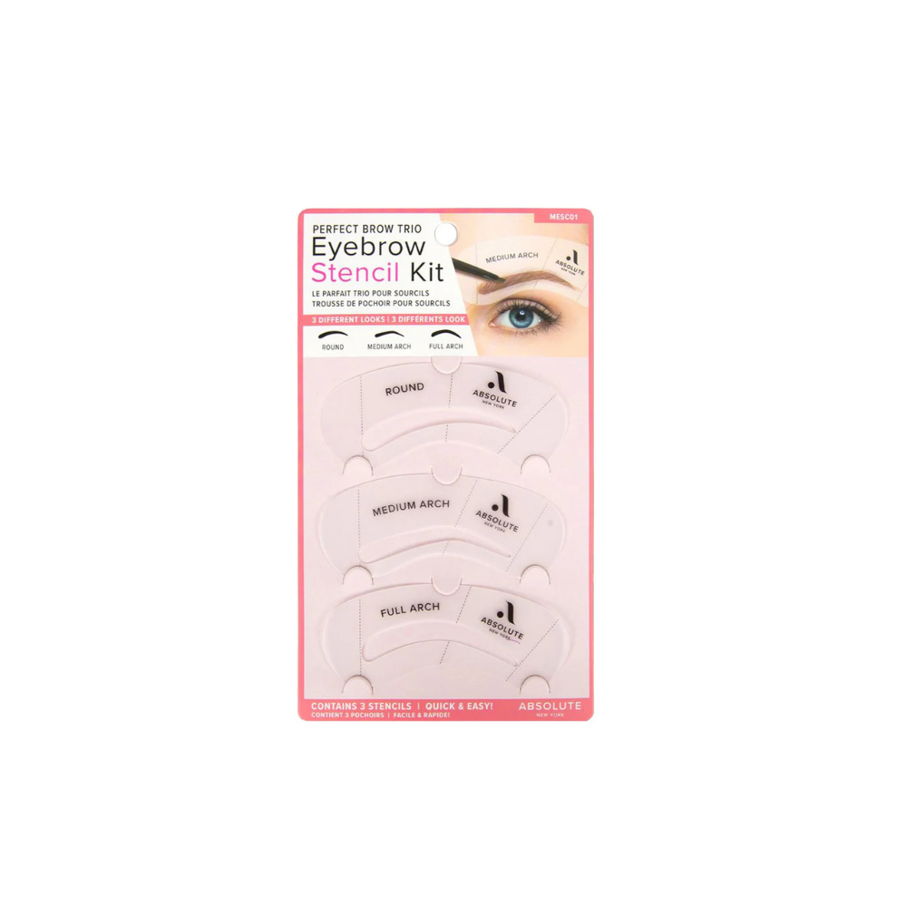 Absolute New York Eyebrow Stencil Kit_MESC01