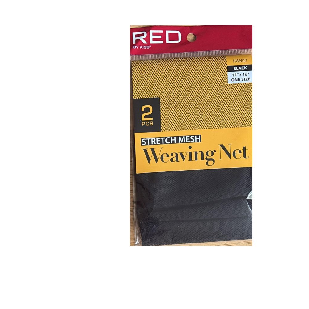 Red by Kiss 12"x16" 2pcs Stretch Mesh Weaving Net #HWN02 Black