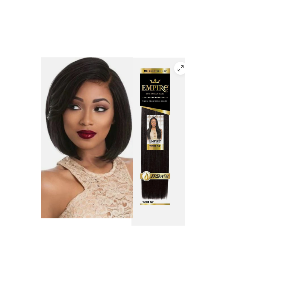 Sensationnel Empire 100% Human Hair Weave - Yaki: 12"