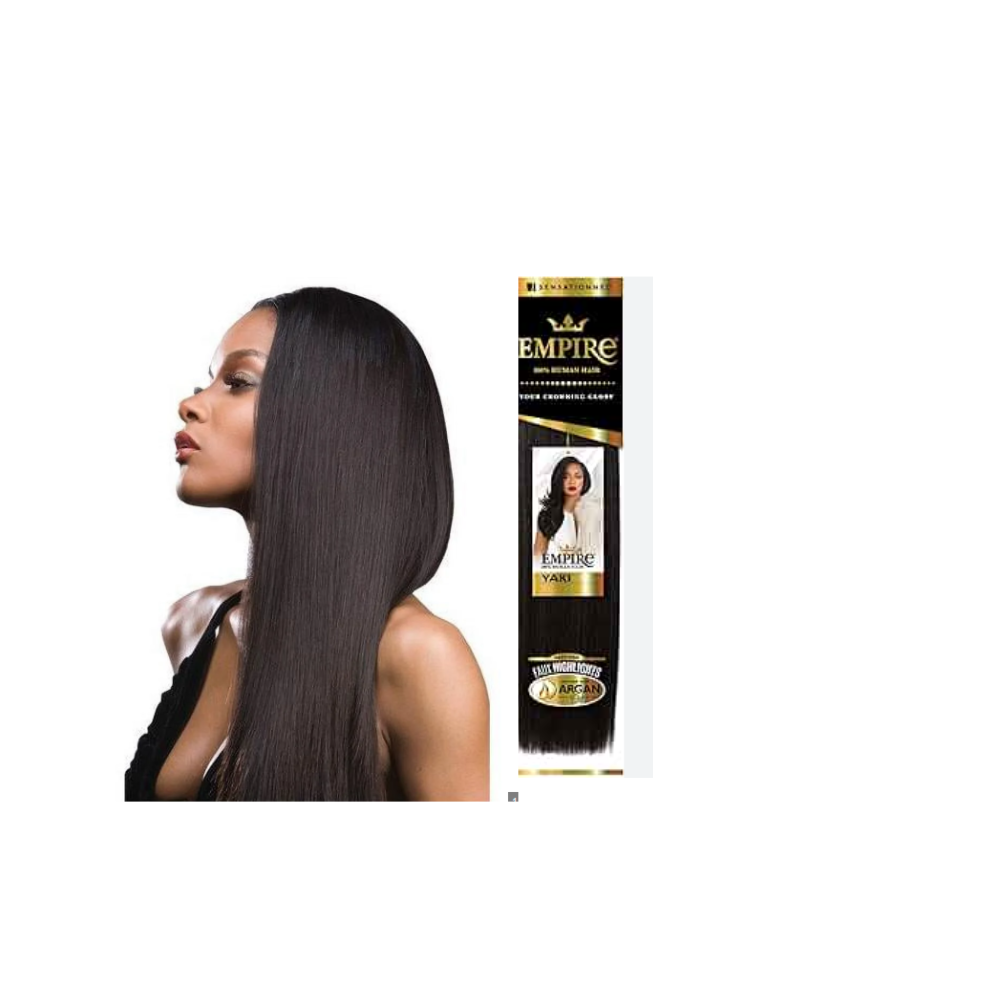 Sensationnel Empire 100% Human Hair Weave - Yaki: 18"
