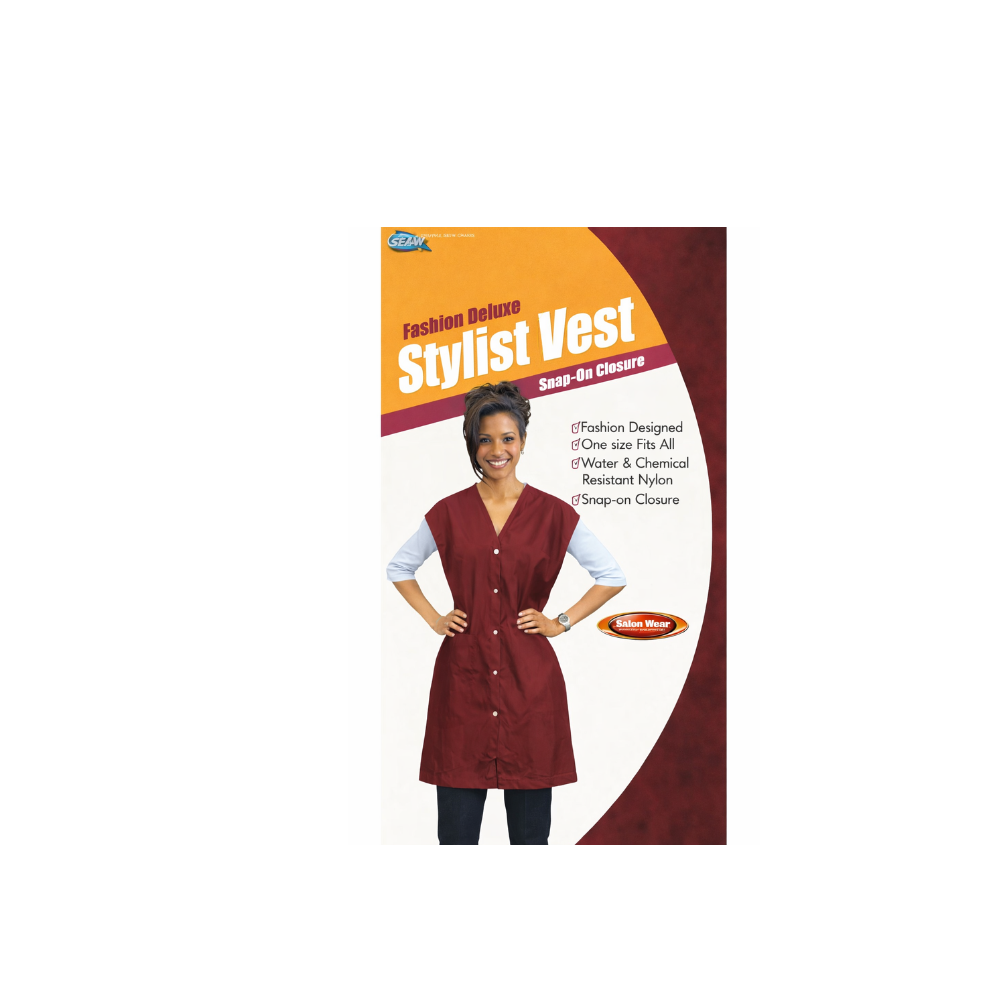 Salonwear / Barberwear: Stylist Vest - Fashion Deluxe