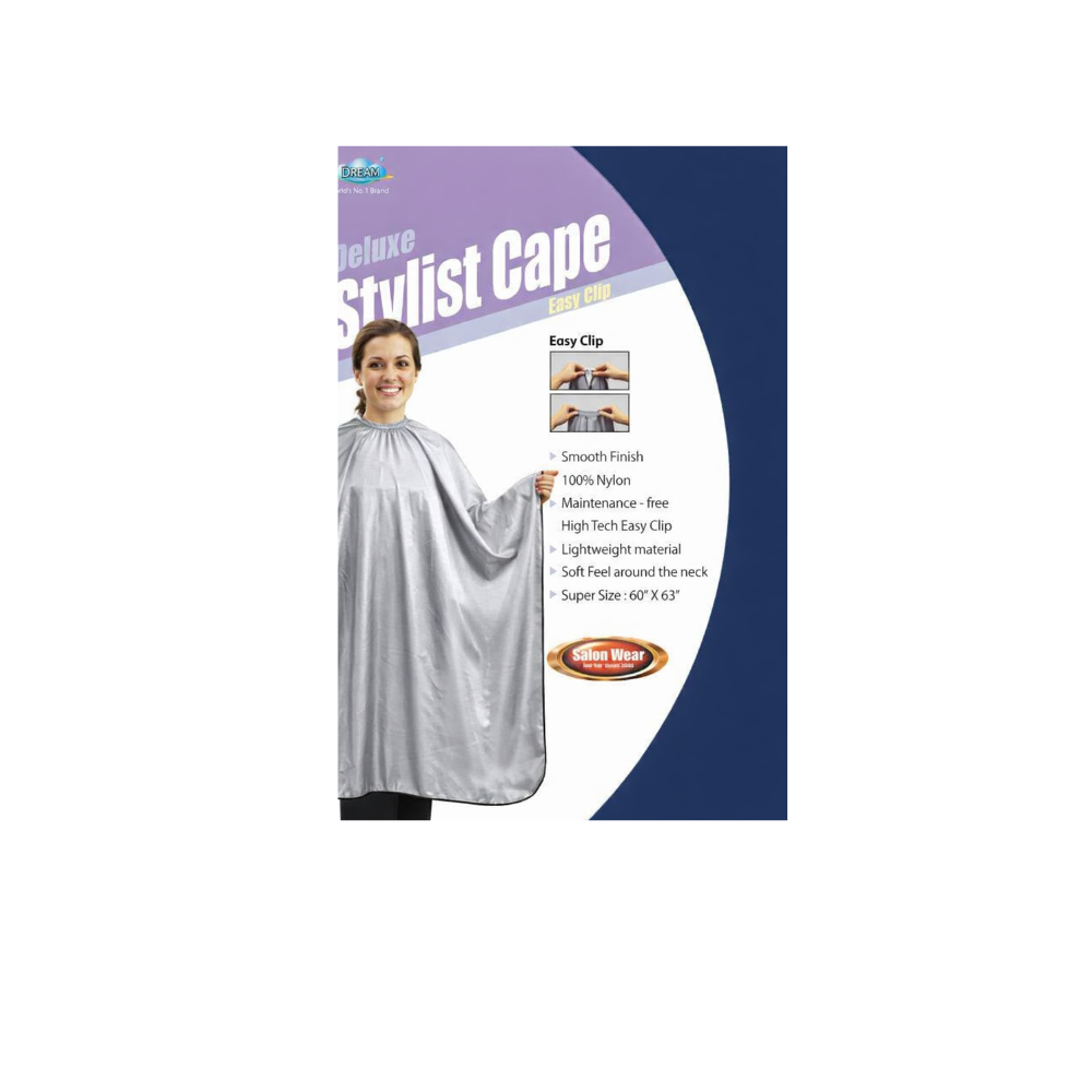 Salonwear / Barberwear: Styling Cape - Deluxe with Easy Clip
