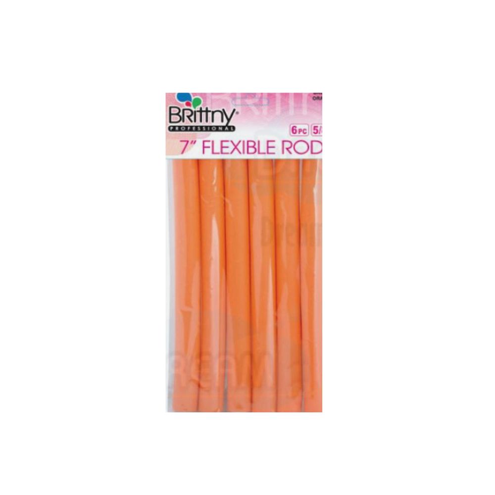 Brittny Professional 7" Long Flexible Rods 5/8" 6Pcs BR67553