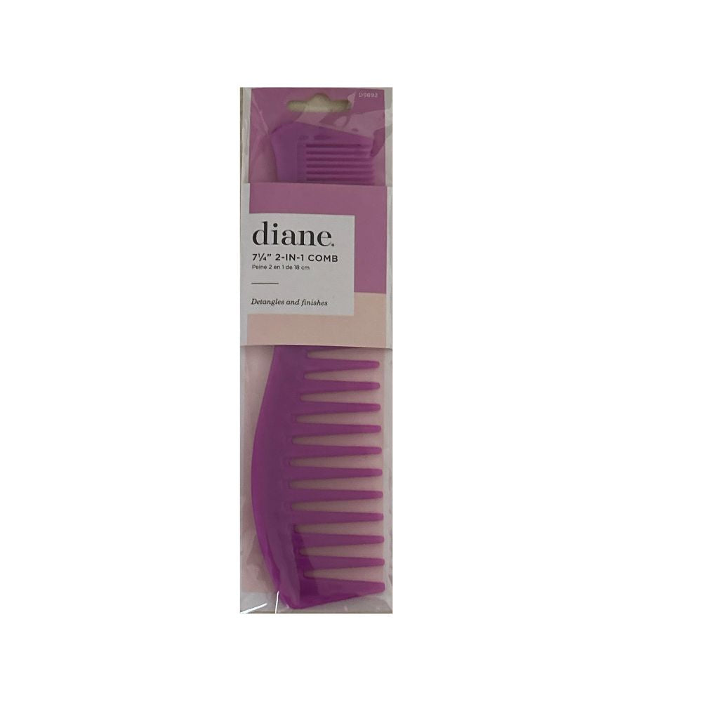 Diane 7 1/4" 2- in 1 comb