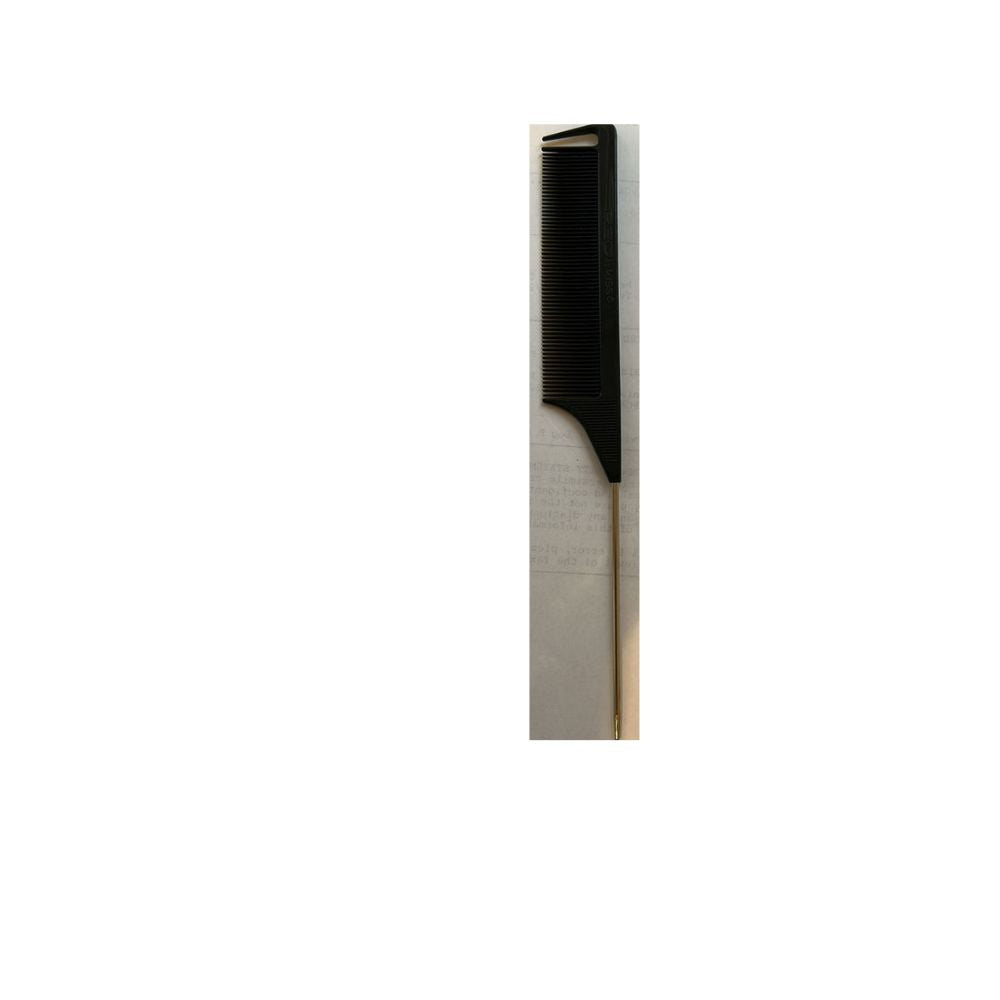 Hair Comb, Rat Tail Comb for Braiding Hair, Fine Tooth Hair Comb with Stainless Steel Pintail for Sectioning, Parting and Styling