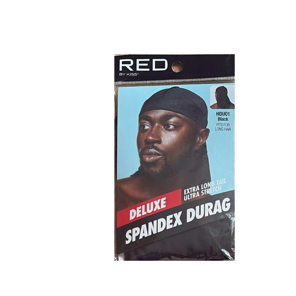Red by Kiss Deluxe Spandex Durag  black