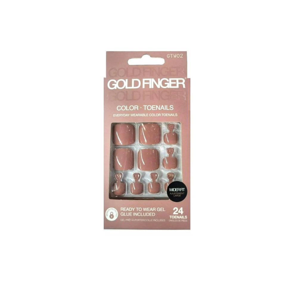 Gold Finger Color Toenails - Beige (GTW02)