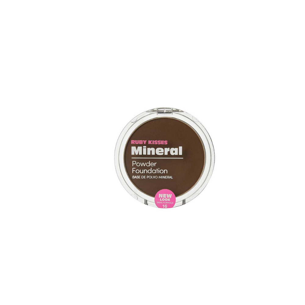 RK BY KISS MINERAL POWDER FOUNDATION :EBONY/EBENE _RMP16