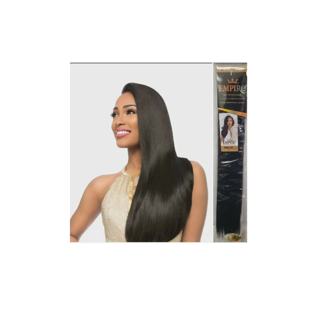 Sensationnel Empire 100% Human Hair Weave - Yaki: 20"