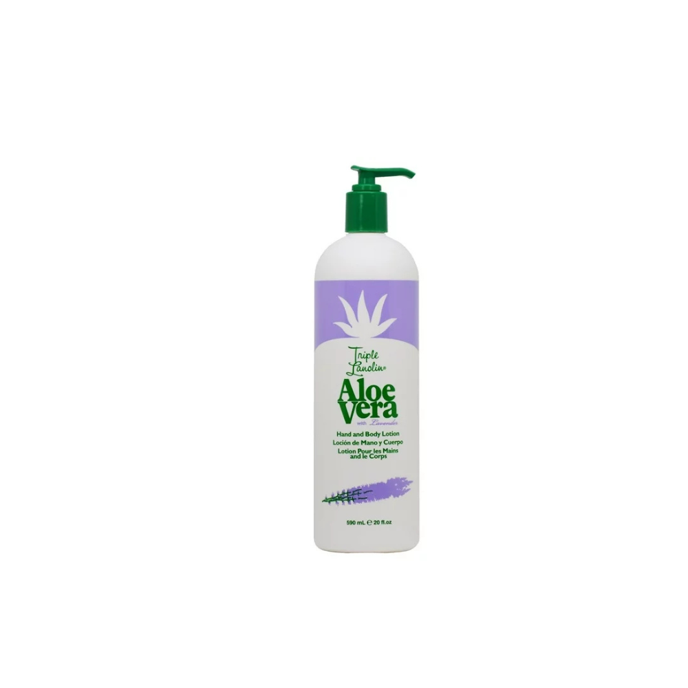 Triple Lanolin Aloe Vera with Lavender Hand and Body Lotion, 20 oz