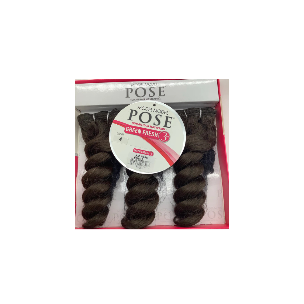 SHORT CUT: Model Model Pose Human Hair Blend Green Fresh 3PCS