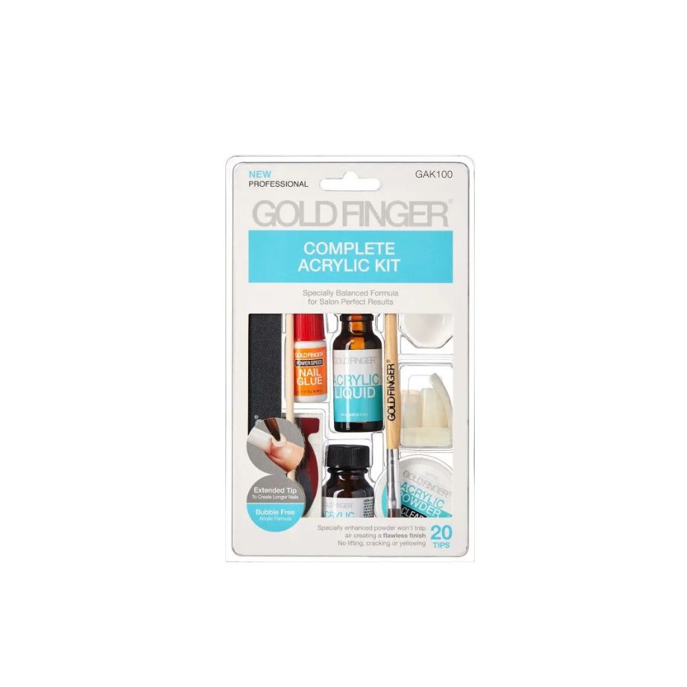 Gold Finger Complete Acrylic Kit Bubble Free Acrylic Formula