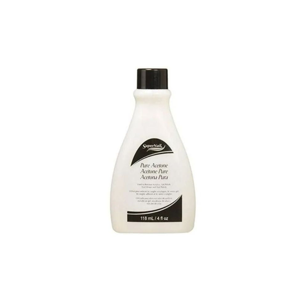 Super Nail Pure Acetone, 4 Oz.