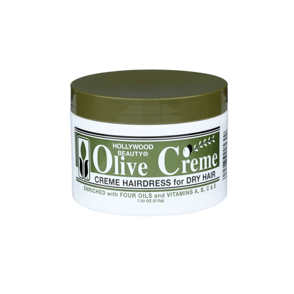 Hollywood Beauty Creme Hairdress For Dry Hair Olive - 7.5 Ounce