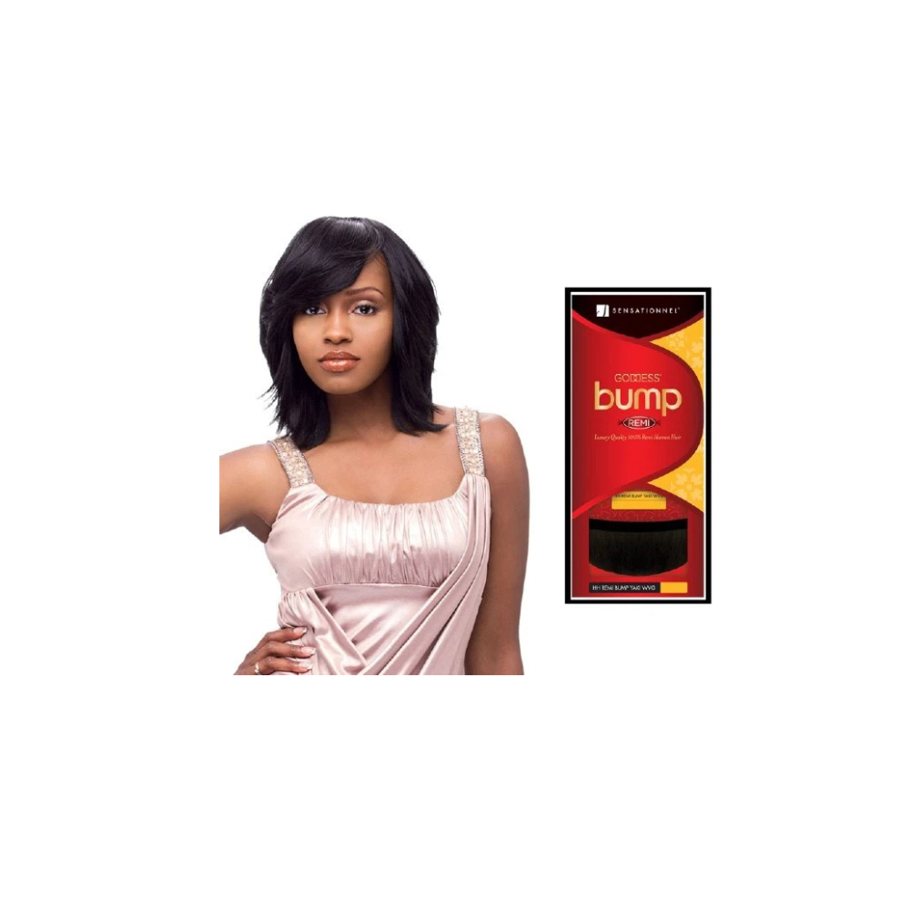 Sensationnel 100% Remi Human Hair for Weaving HH REMI BUMP YAKI WVG 8"