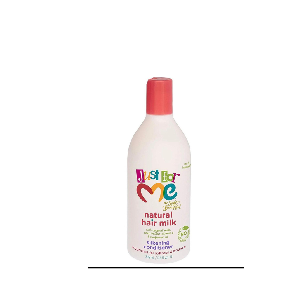 JUST FOR ME Natural Hair Milk Silkening Conditioner (13.5 oz)