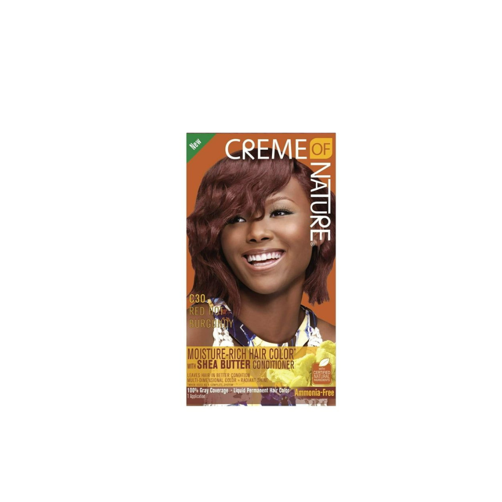 Creme of Nature Permanent Hair Color  Moisture Shea butter conditioner Color C30