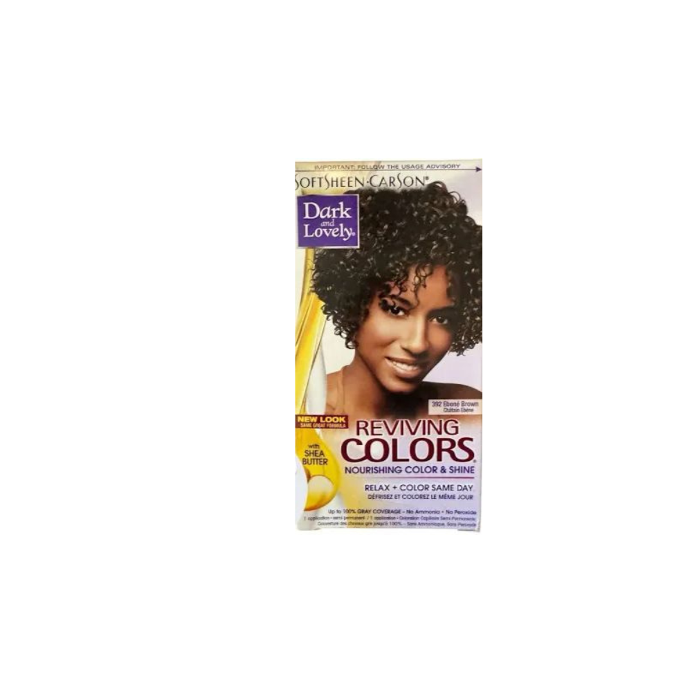 Soft Sheen-Carson Dark & Lovely Reviving Permanent Color Hair  392  Eboné Brown