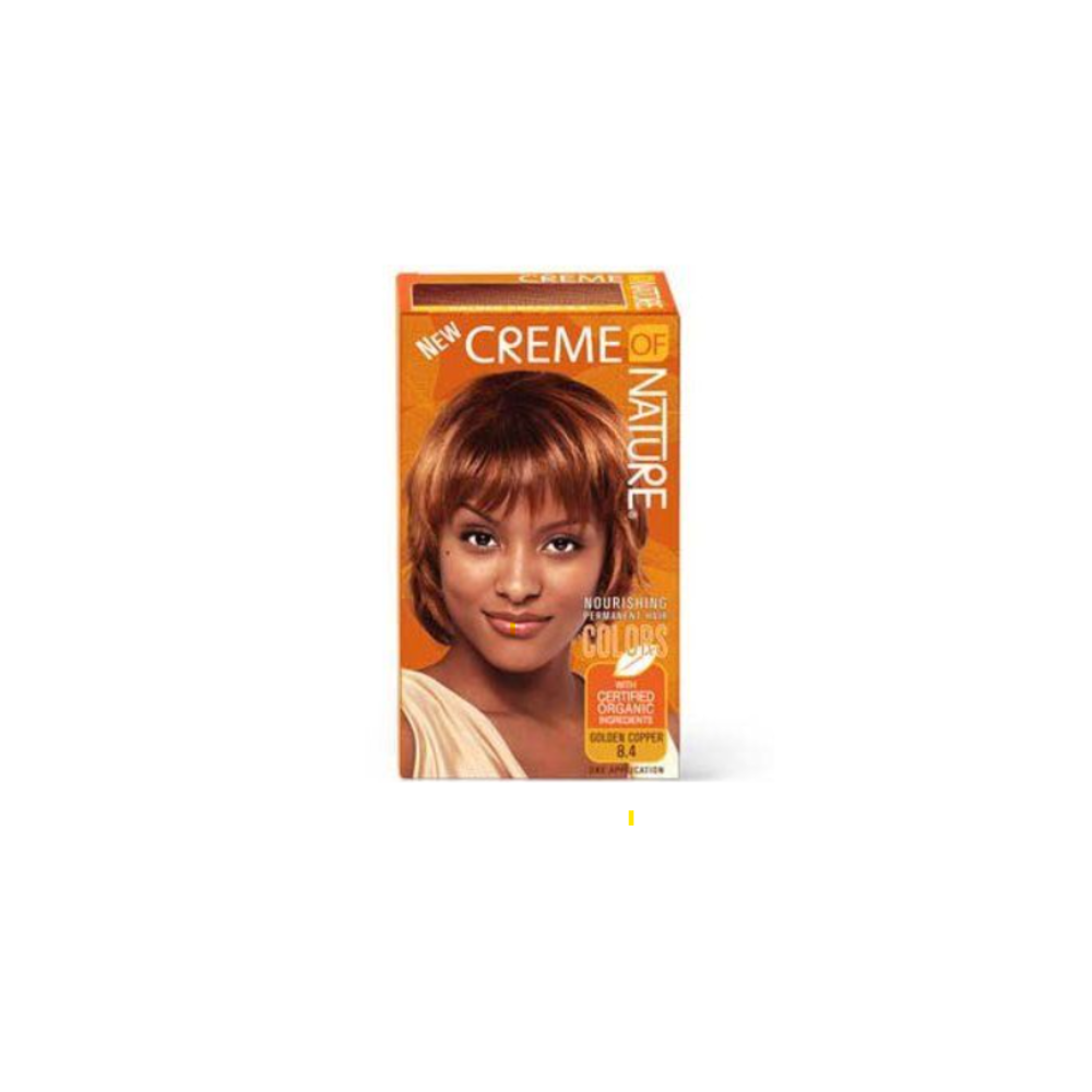 Creme Of Nature Permanent Hair Color  Bronze Copper 8.4