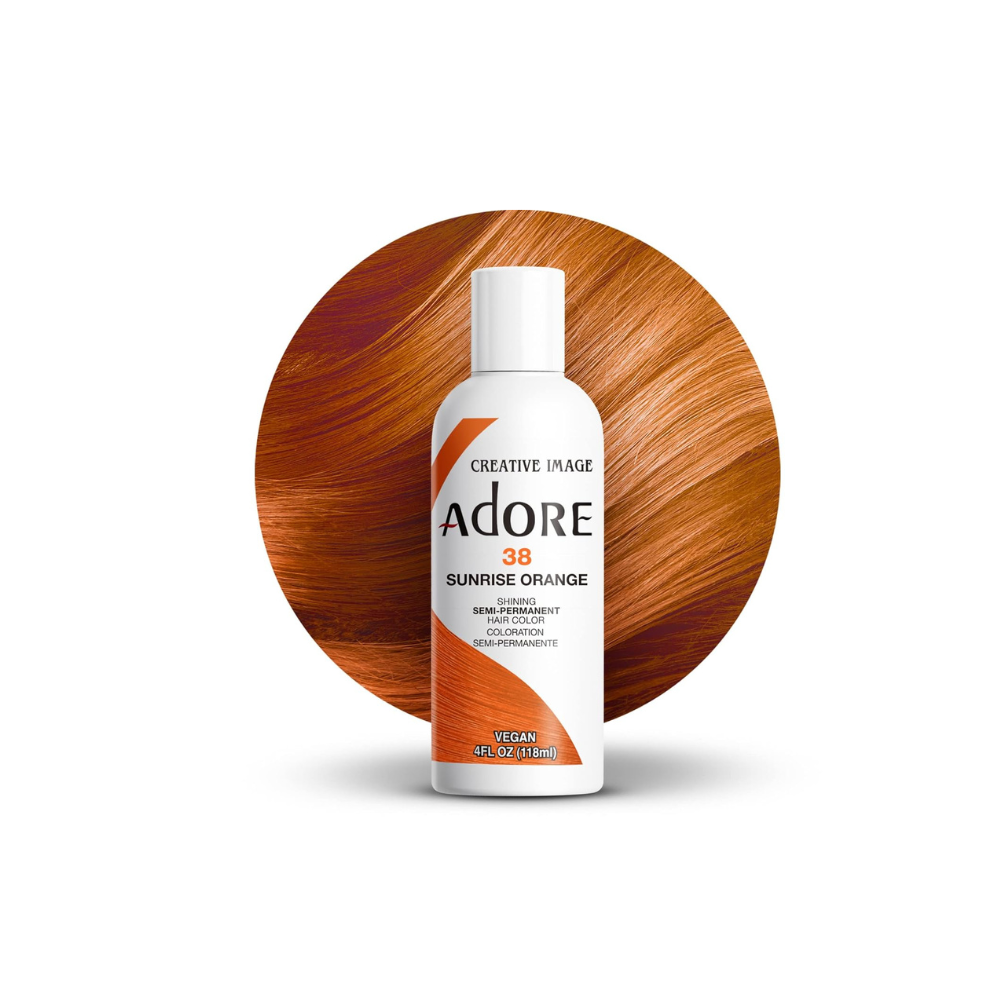 Adore Semi-Permanent Hair Color -  38 SUNRISE ORANGE  Hair color Dye