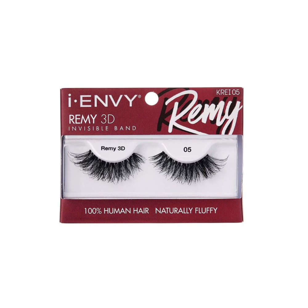 EYELASHES: i ENVY Remy 3D Lashes _KREI05