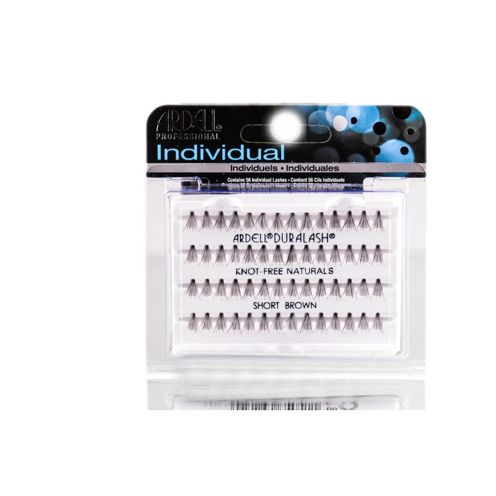 EYELASHES: Ardell Individuals Duralash - KNOT-FREE Naturals Medium Brown