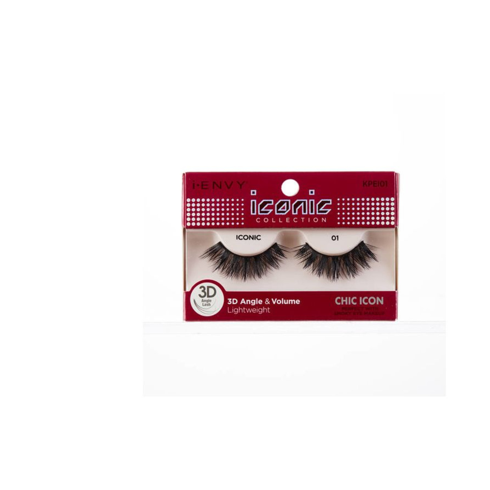 EYELASHES: Kiss i-ENVY 3D Collection Multiangle & Volume Eyelashes #KPEI01