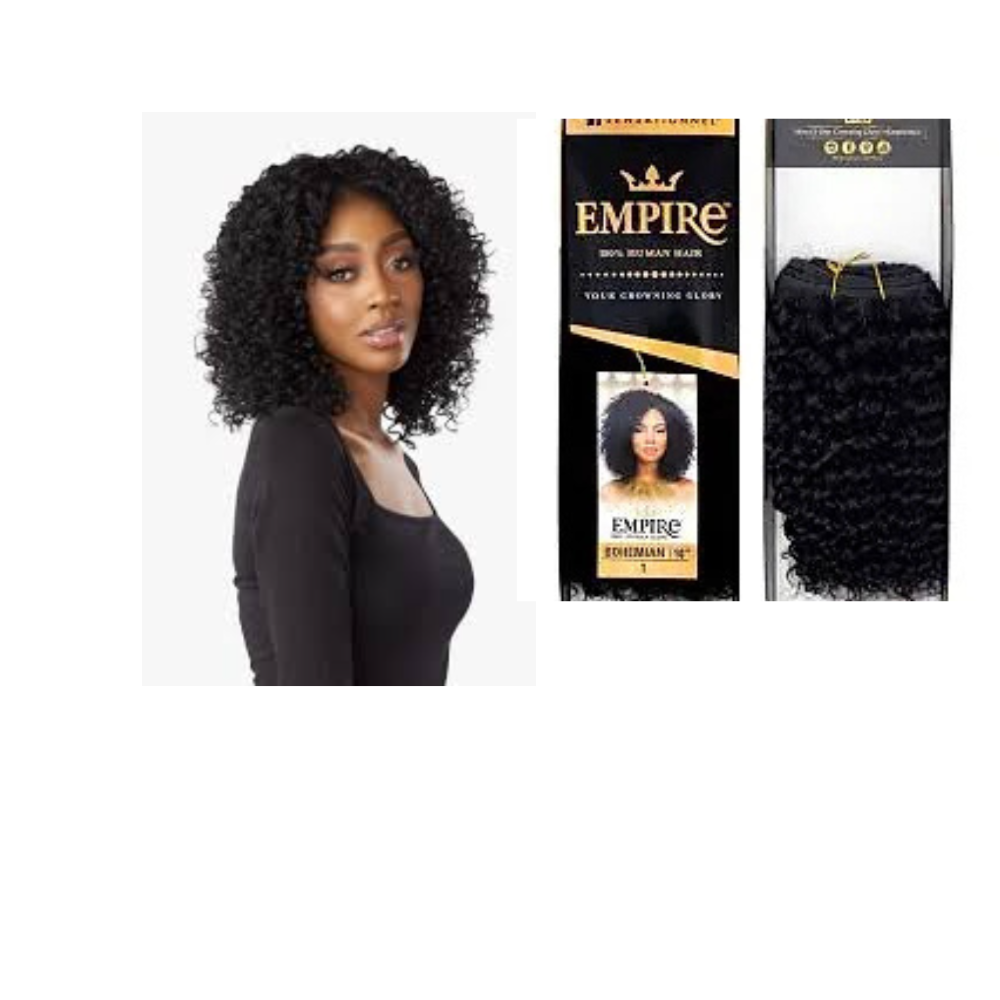 SENSATIONNEL EMPIRE Human Hair Weave-BOHEMIAN 12"
