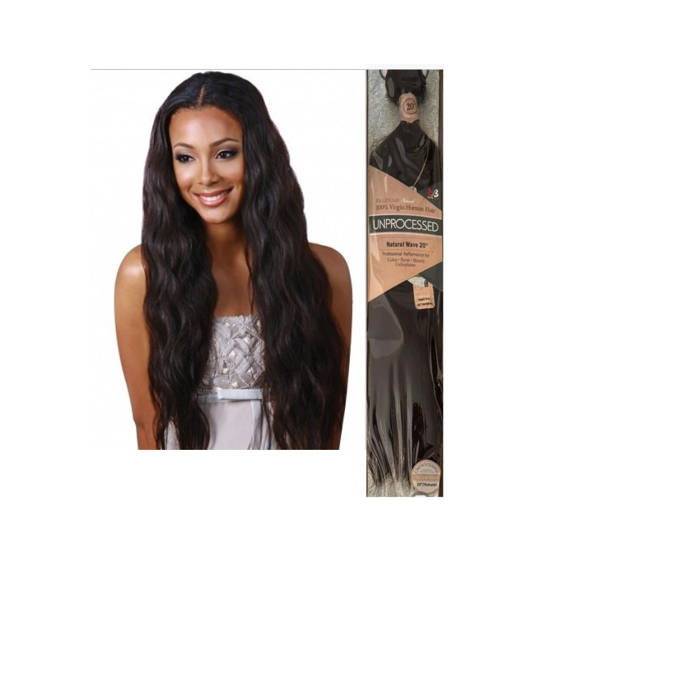 BonEla Brazilian 100% Virgin Human Hair Unprocessed  Natural Wave 20 "