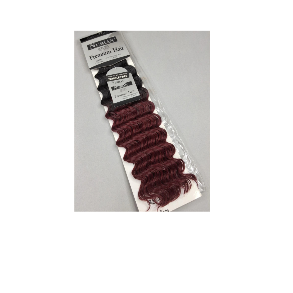 18-20" Nubian Yaki Deep Wave Bulk Micro Braiding Hair Boho