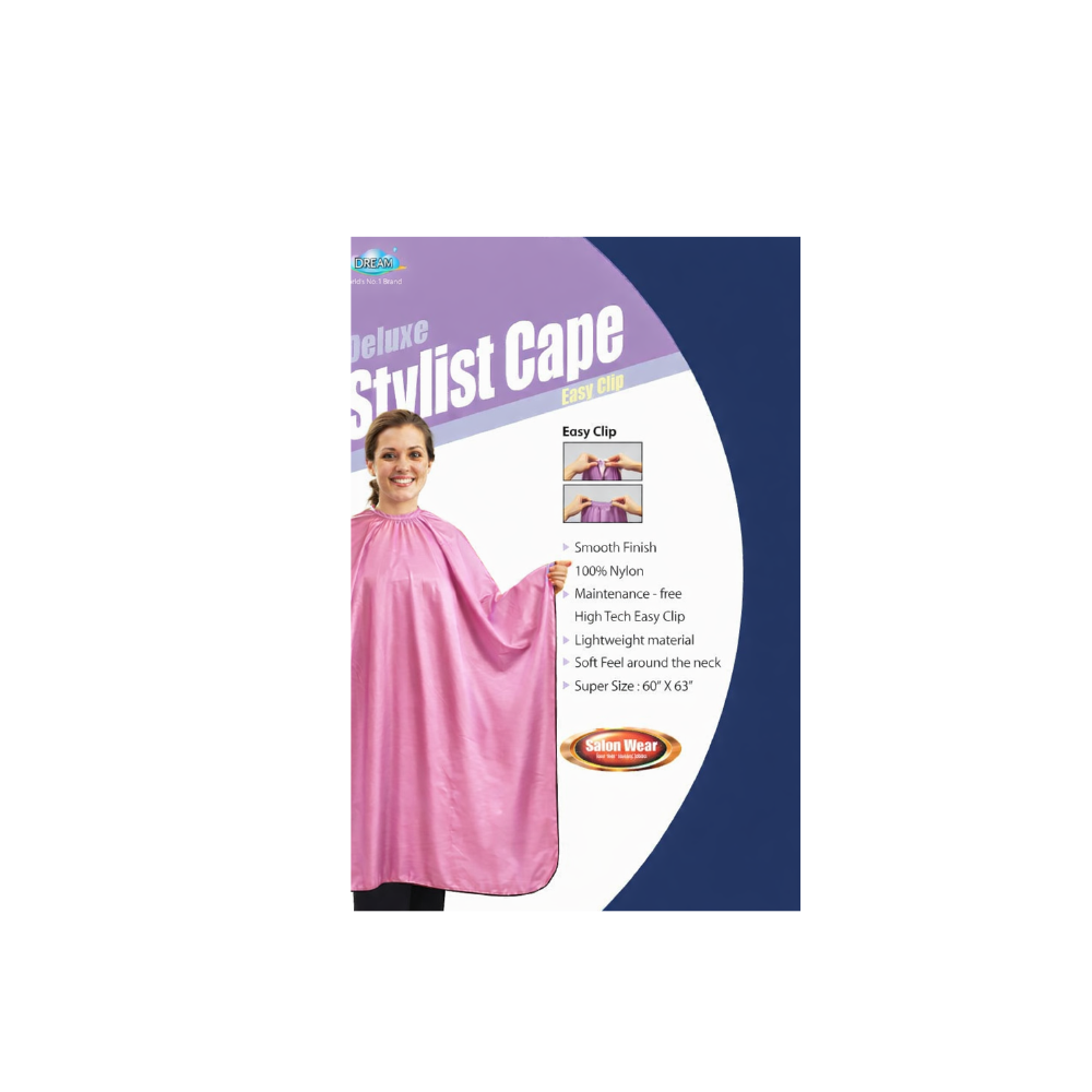 Salonwear / Barberwear: Styling Cape - Deluxe with Easy Clip