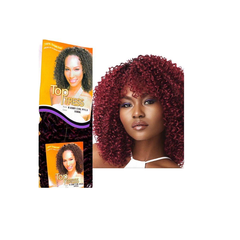 TOP TRESS H JERRY CURL WVG 8"