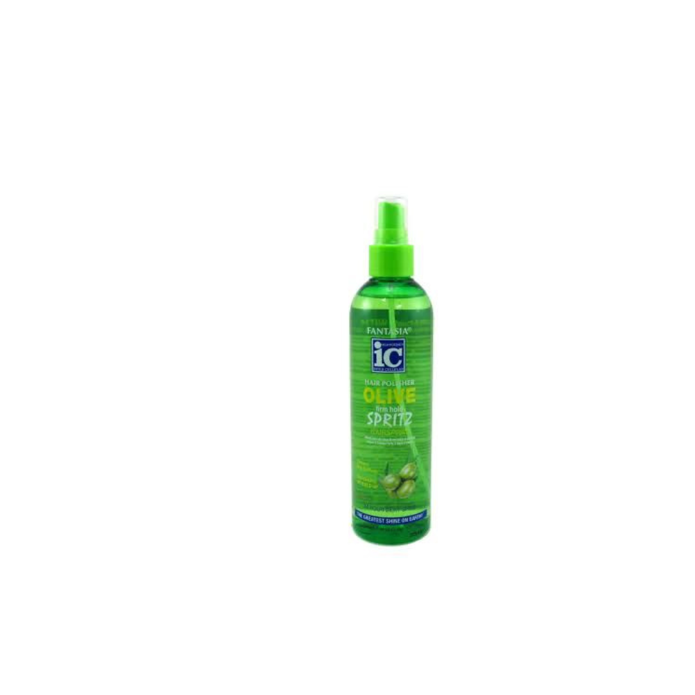 Fantasia IC Hair Polisher Olive firm hold Spritz Hair Spray 12 oz