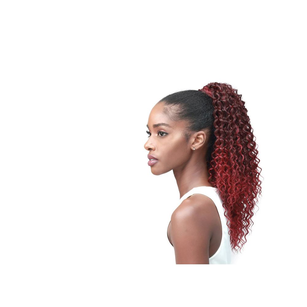 Ponytail: Bobbi Boss Miss Origin  Tress Up Brazilian Wave 18″ :TNAT/BUG