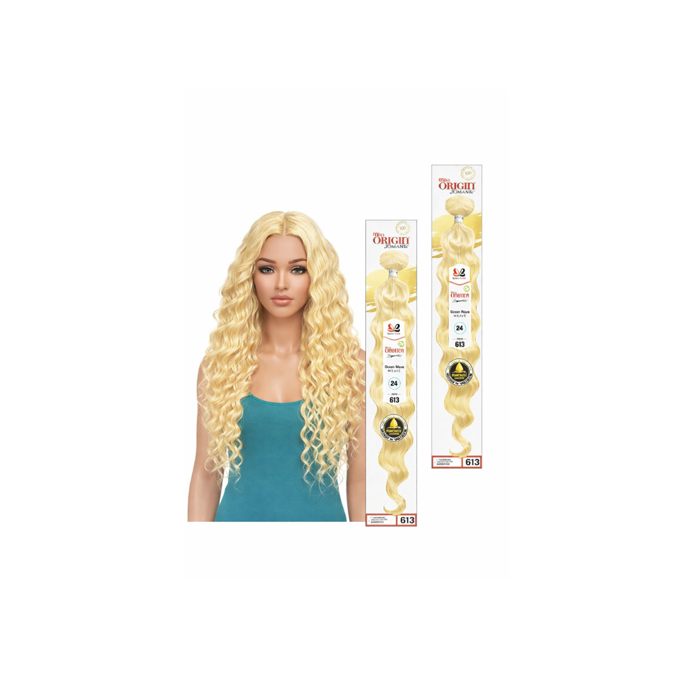 Ponytail: Bobbi Boss Miss Origin: Ocean wave 24"  : 613