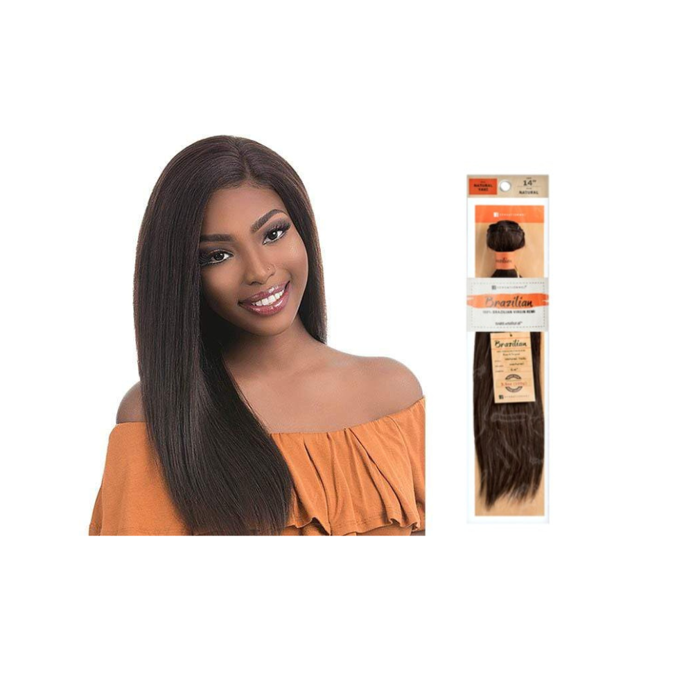 Sensationnel Brazilian 100% Brazilian Virgin Remi - NATURAL WAVY 14"