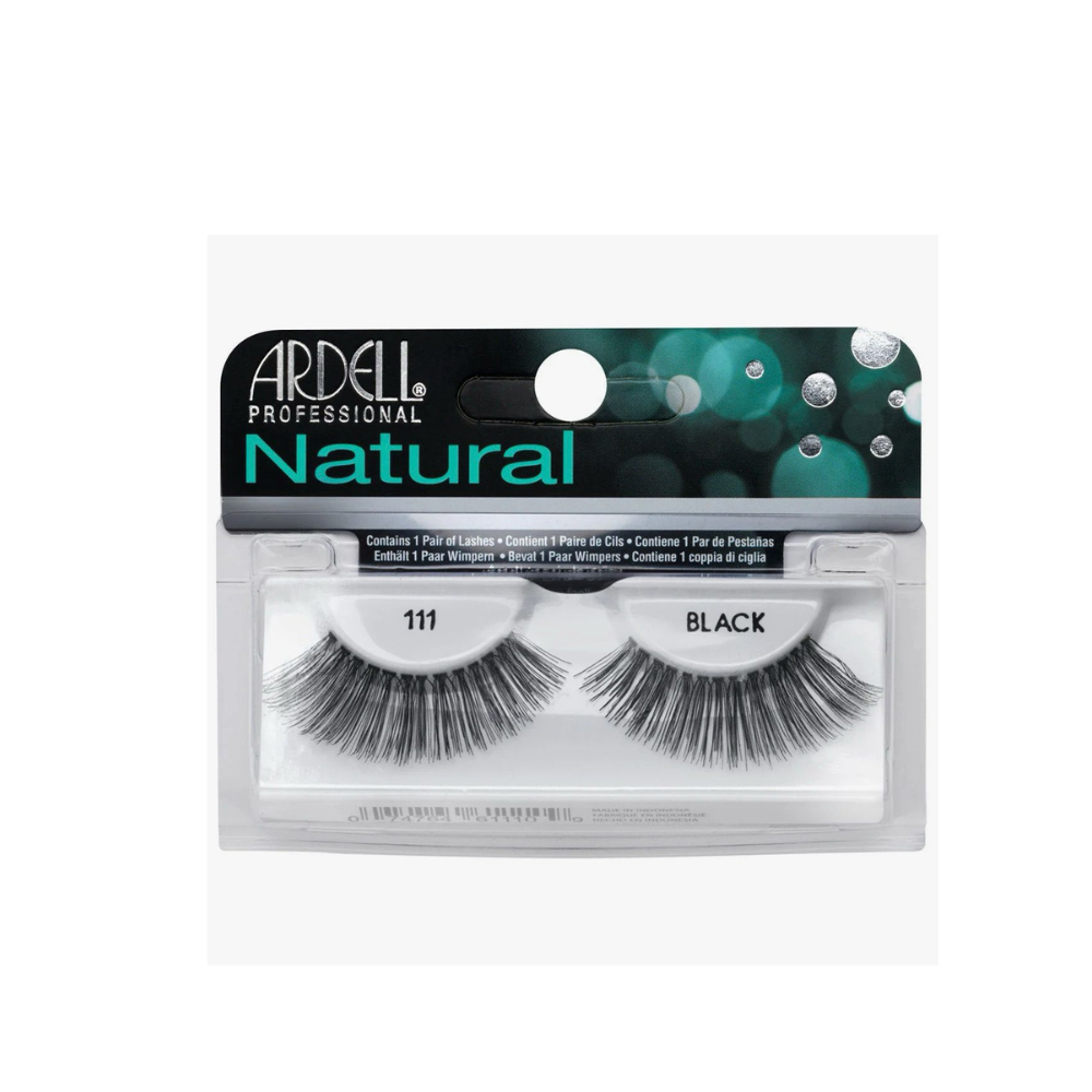 EYELASHES:Ardell Fashion Natural Black 111