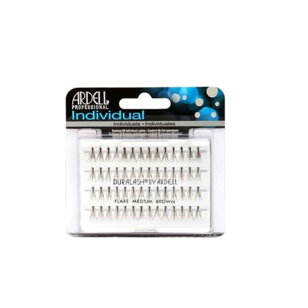 EYELASHES: Ardell Individuals Duralash - FLARE Medium Brown