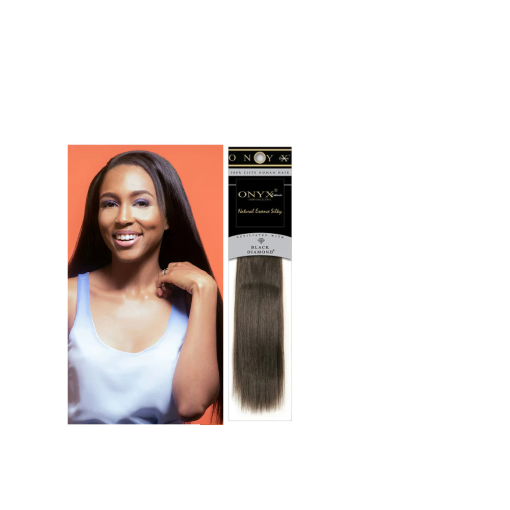 Black Diamond Onyx Essence Silky 100% Human Hair 10"