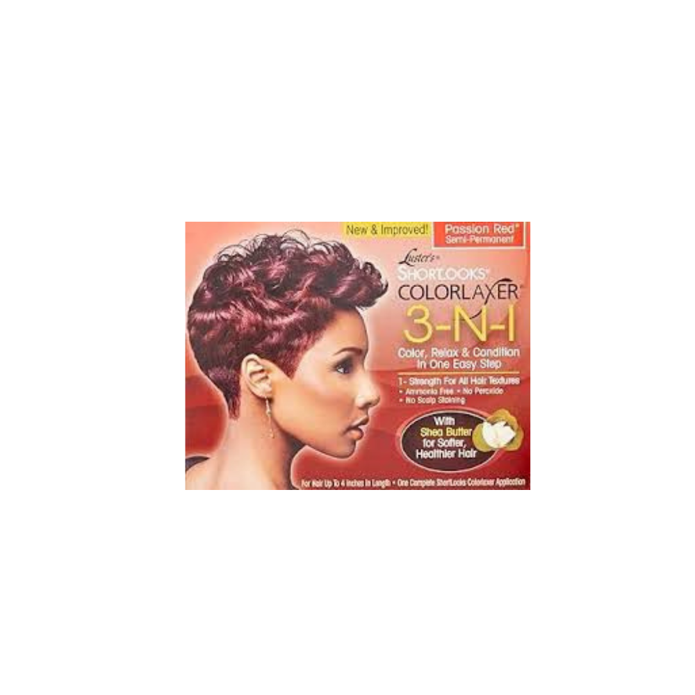 Luster's Shortlooks Color Relaxer 3-n-1 Red, 1count